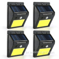 Ningbo Factory Cob 48 LED 저렴한 무선 보안 야외 조명 벽 태양열 램프